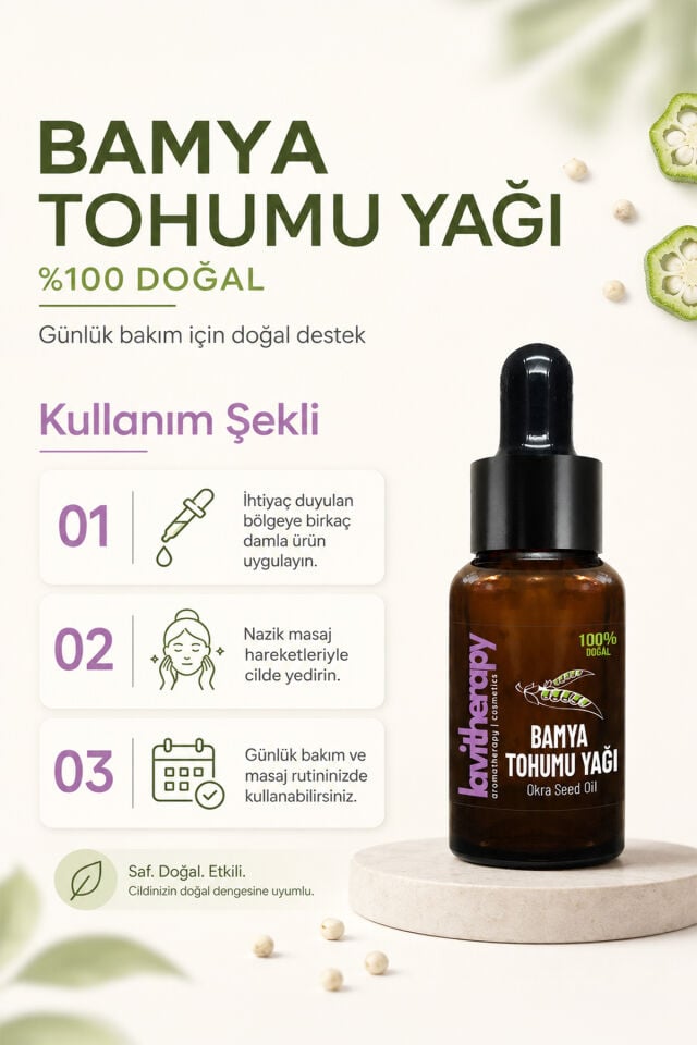Bamya Tohumu Yağı 20ml