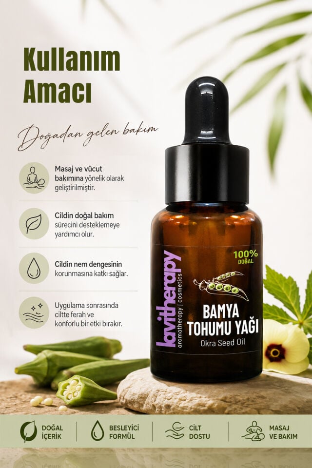 Bamya Tohumu Yağı 20ml