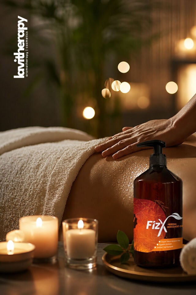 fizX Essential Profesyonel Bitkisel Masaj Yağı 1000ml