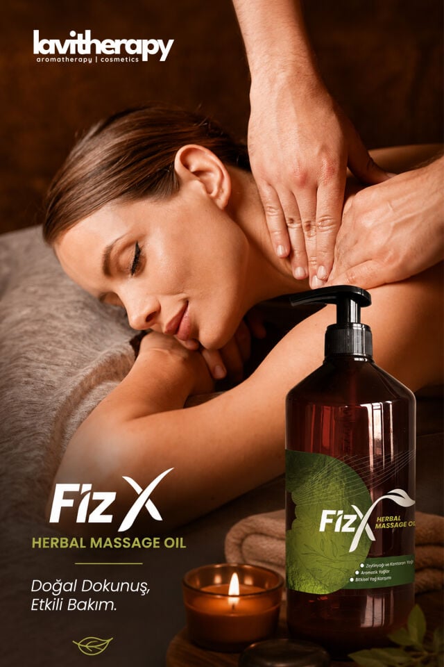 fizX PRO Profesyonel Bitkisel Masaj Yağı 1000ml