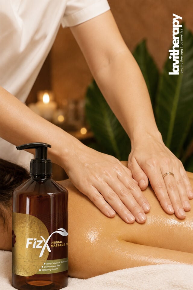 FizX Premium Profesyonel Bitkisel Masaj Yağı 1000 ml