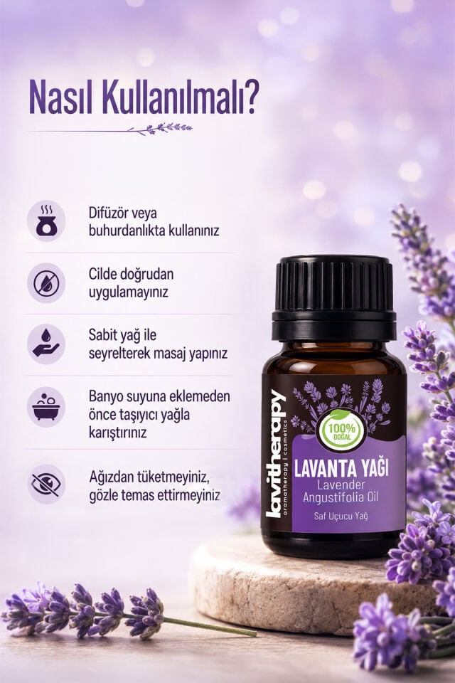 Saf Lavanta Yağı 10ml
