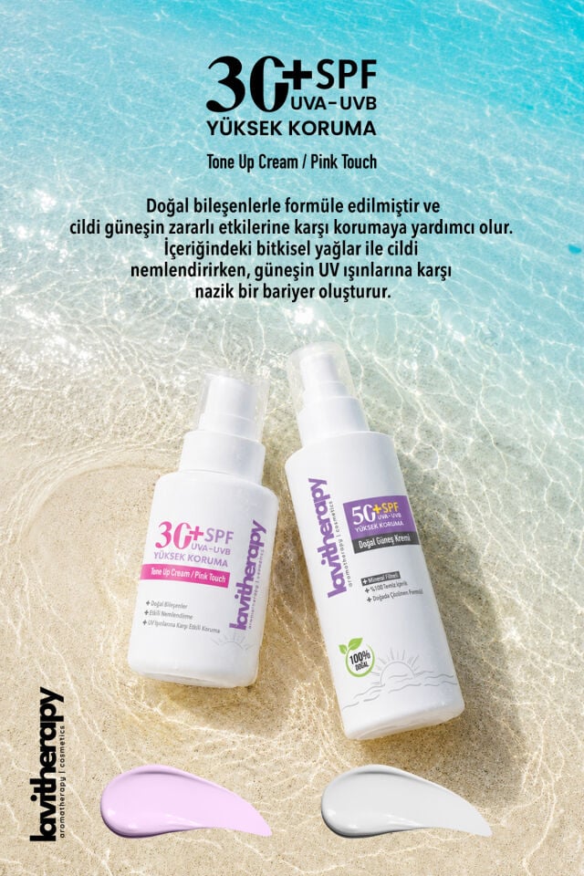 Tone Up / Pink Touch Spf 30+Doğal Güneş Kremi