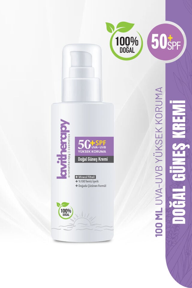 Mineral Filtreli Spf 50+ Doğal Güneş Kremi