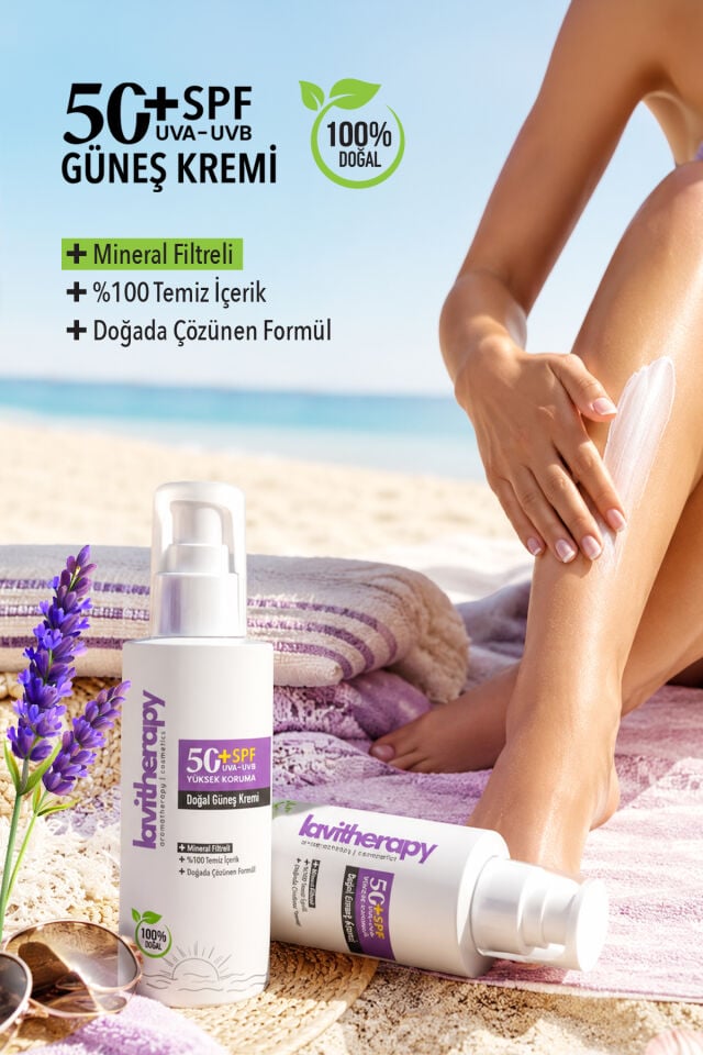Mineral Filtreli Spf 50+ Doğal Güneş Kremi