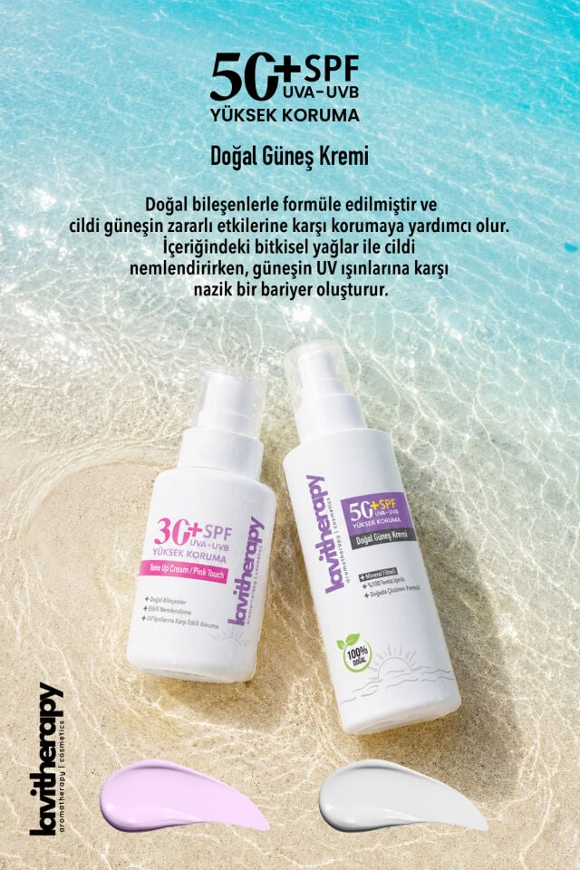 Mineral Filtreli Spf 50+ Doğal Güneş Kremi