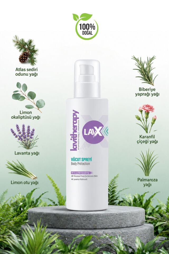lavX Doğal Esintili Vücut Spreyi