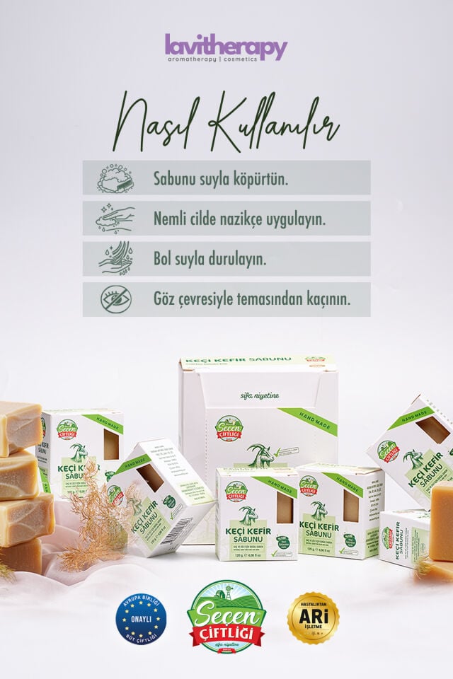 8'li Keçi Kefir Sabunu
