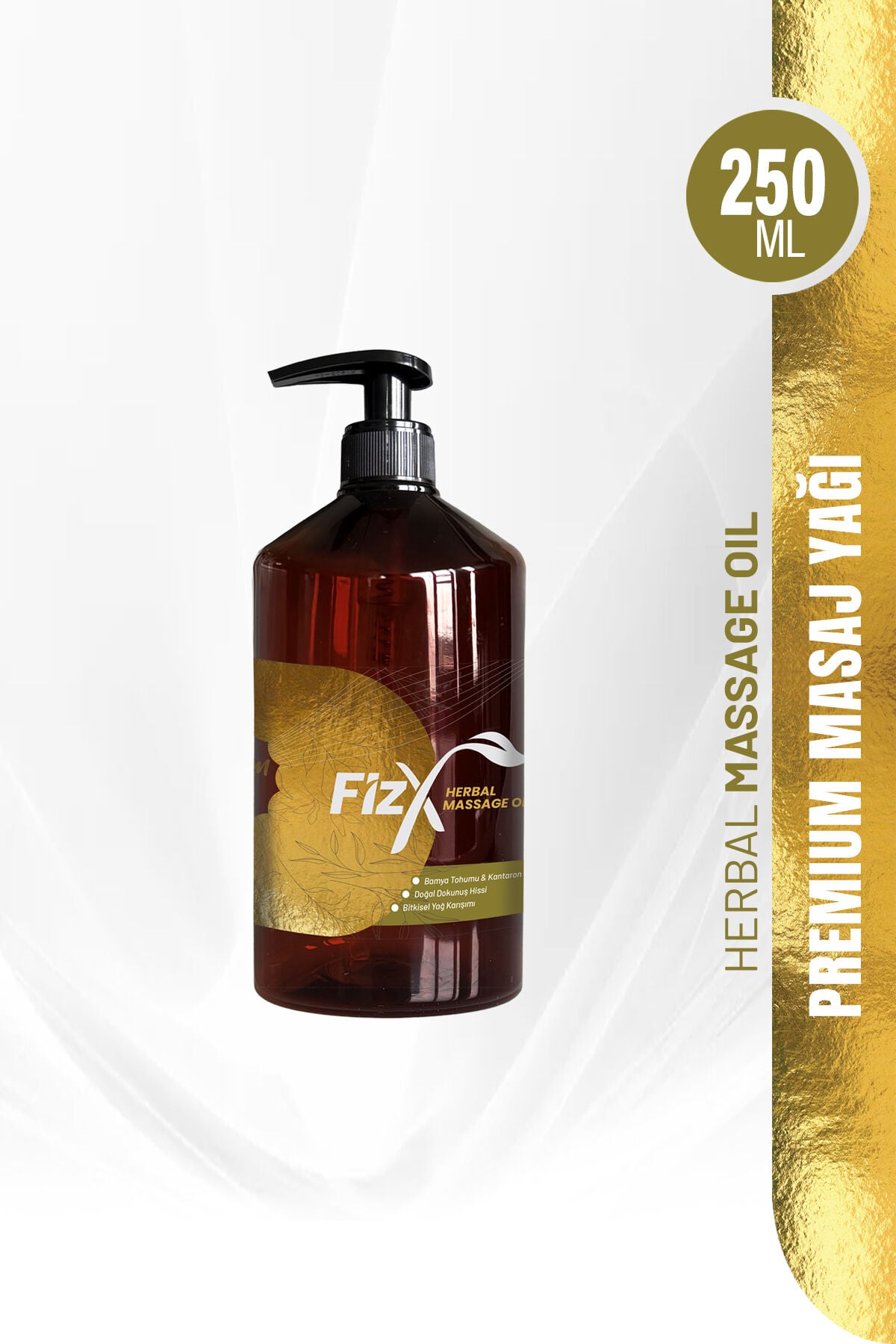 FizX Premium Profesyonel Bitkisel Masaj Yağı 250 Ml